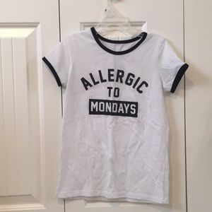 “Allergic to Monday’s” graphic tee